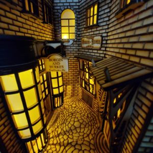 Knockturn Alley - Harry Potter inspired book nook kit