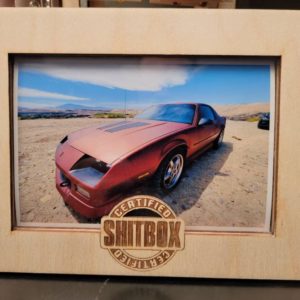 Certified Shitbox Magnetic Frame with FREE photo print