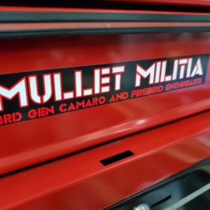 Mullet Militia Sticker #2 (2pack)