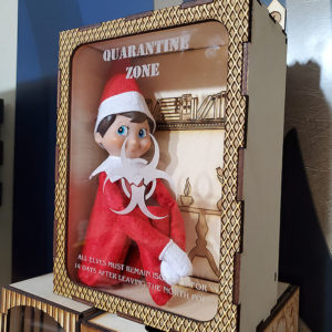 Quarantine box for the Elf on the Shelf (Elf not included)