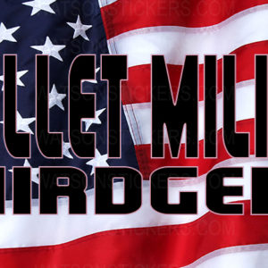 Mullet Militia License Plate - American Flag 2