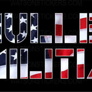 Mullet Militia License Plate - American Flag 3