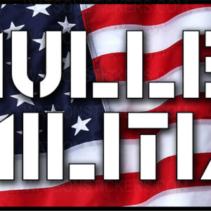 Mullet Militia License Plate - American Flag 4
