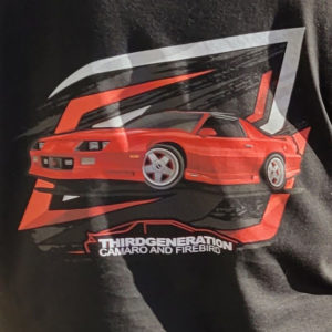 Third Generation Camaro and Firebird Club Shirt - Brian Johnson Edition