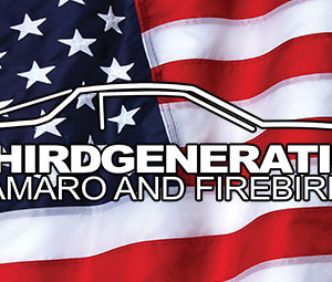 Third Generation Camaro and Firebird License Plate - American Flag