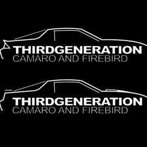 Third Generation Camaro and Firebird Mouse Pad #2 (Multiple Colors Available)