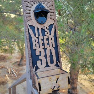 It's beer 30! - Wall mounted bottle opener