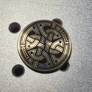 30mm Viking Coin 2 (black)