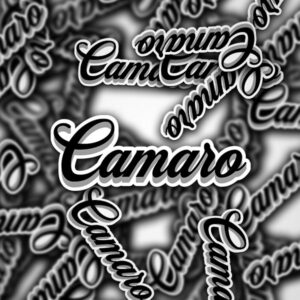 Camaro sticker - 5", 2 pack