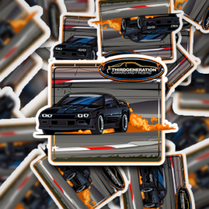 Third Generation Camaro and Firebird Club Sticker - 3″ – Brandon Pursley Edition