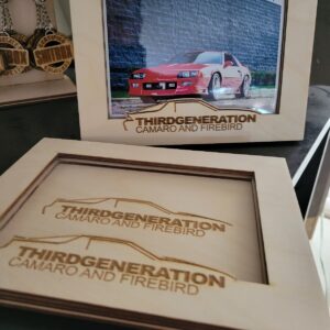 4"x6" Frame with Club Logo - Third Generation Camaro and Firebird +FREE Print +FREE Shipping