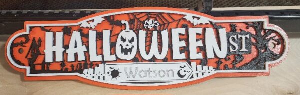 Halloween Street Signs