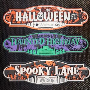 Halloween Street Signs